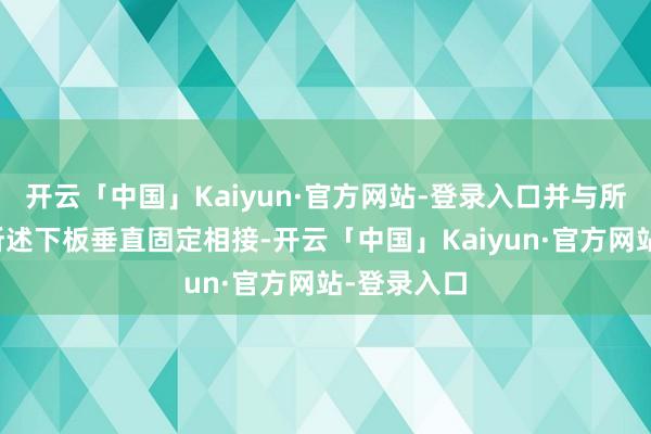 开云「中国」Kaiyun·官方网站-登录入口并与所述上板和所述下板垂直固定相接-开云「中国」Kaiyun·官方网站-登录入口