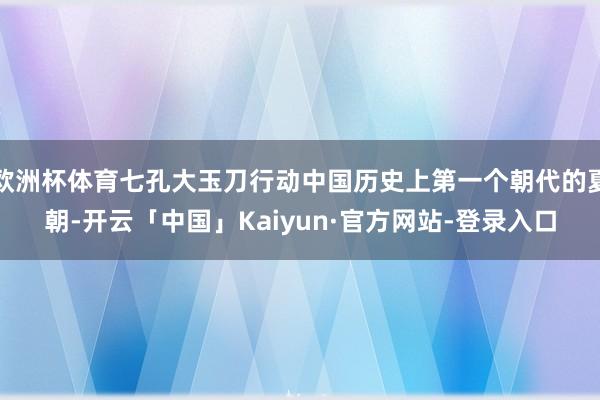 欧洲杯体育七孔大玉刀行动中国历史上第一个朝代的夏朝-开云「中国」Kaiyun·官方网站-登录入口